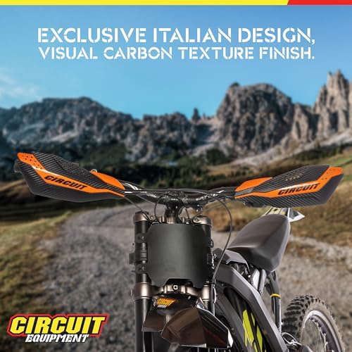 CIRCUIT equipment PM038-2D1 Motocross Handguards, Carbon/Black