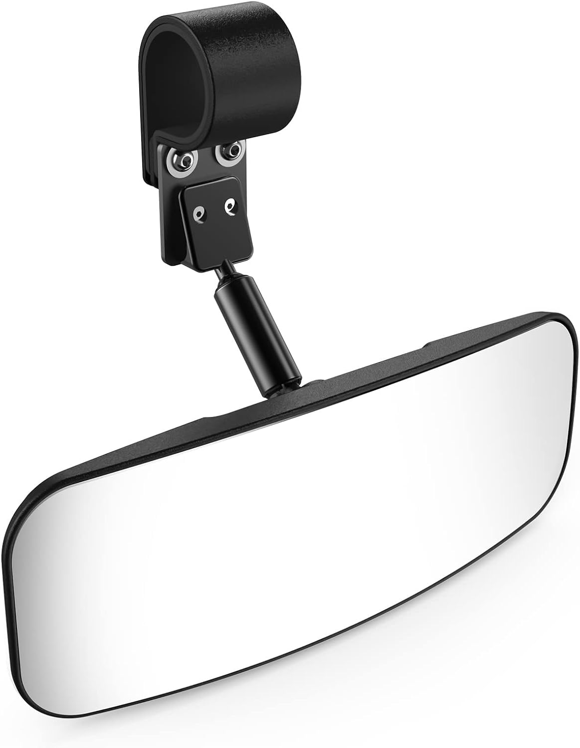 UTV Rear View Mirror, Center Convex Rearview Mirror for 1.75”-2” Roll Bar Cage Compatible with Polaris RZR Turbo, Kawasaki Mule, Teryx, Honda Pioneer, Can am Maverick X3