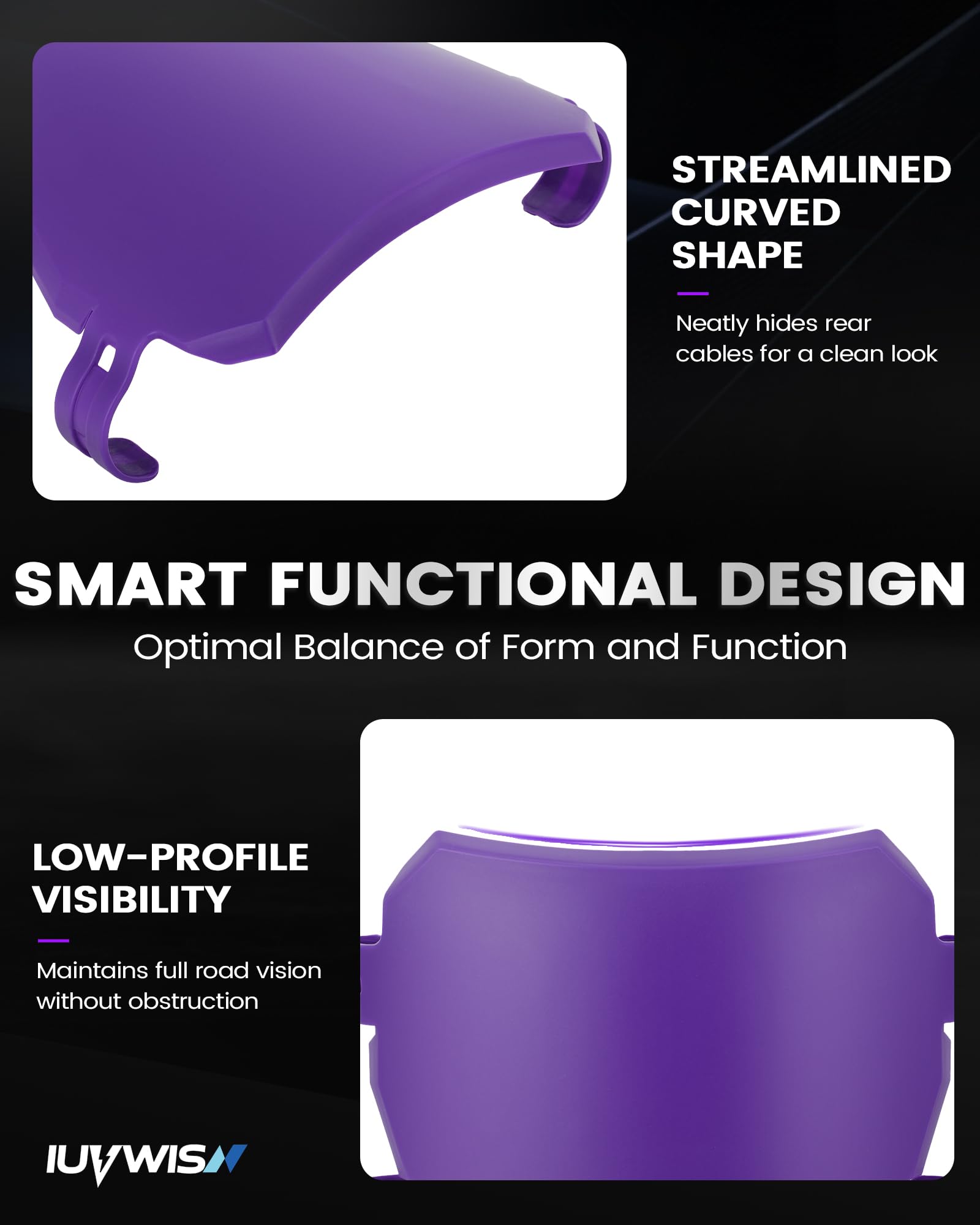 Electric Bike Number Plate E Bike Front Plate Compatible Fit for Ridstar Q20 Tuttio Soleil 01 Super 73 S1 S2 Y1 RX Macfox EBike Electric Commuter Mountain Bike Black