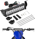 Motorcycle LED Light Bar Plug-Play 60W 4200Lm Driving Light Kit 7/8" Handlebar Universal for CRF XR RM KX KLX TTR PW SSR Apollo TAO TAO SDG Dirt Pit Bike