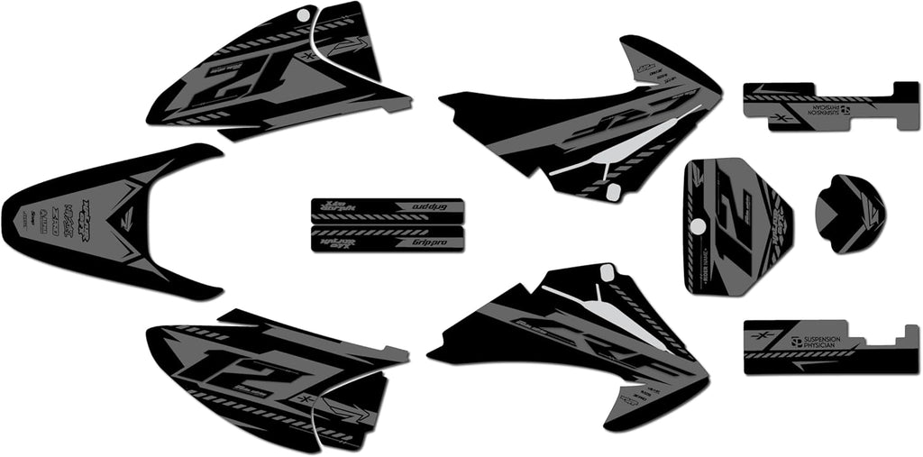 Graphics Kit for Honda CRF 150F (2003-2007) Lethal Series - Dirt Pit Bike Motorcycle Stickers, Dirtbike Racing Automotive Decal Motocross Accessories no-Plastics