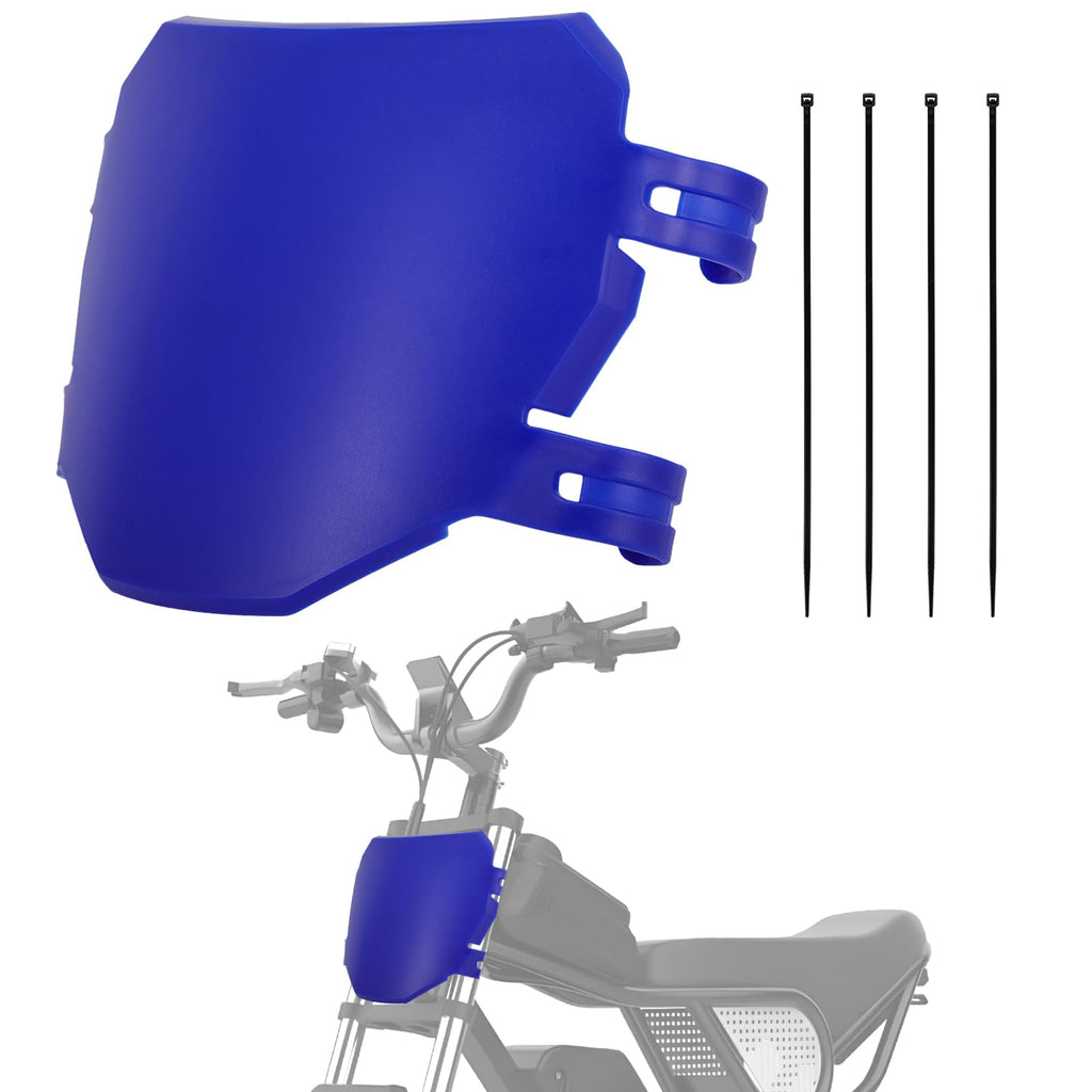 Electric Bike Number Plate E Bike Front Plate Compatible Fit for Ridstar Q20 Tuttio Soleil 01 Super 73 S1 S2 Y1 RX Macfox EBike Electric Commuter Mountain Bike Black