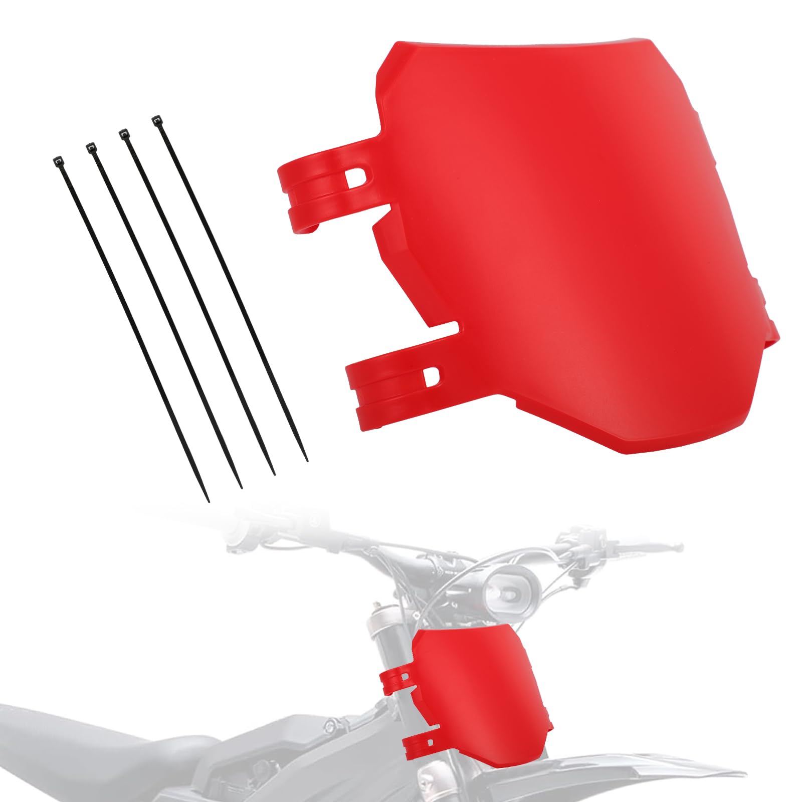 Electric Dirt Bike Number Plate Front License for Surron LBX Tutti Soleil 01 Yozma IN10 Talaria Sting MX3/R MX4 MX5 XXX eRide Pro SR S SS 2.0 3.0 Rawrr Mantis Ebox Dragster ETM RTR Black