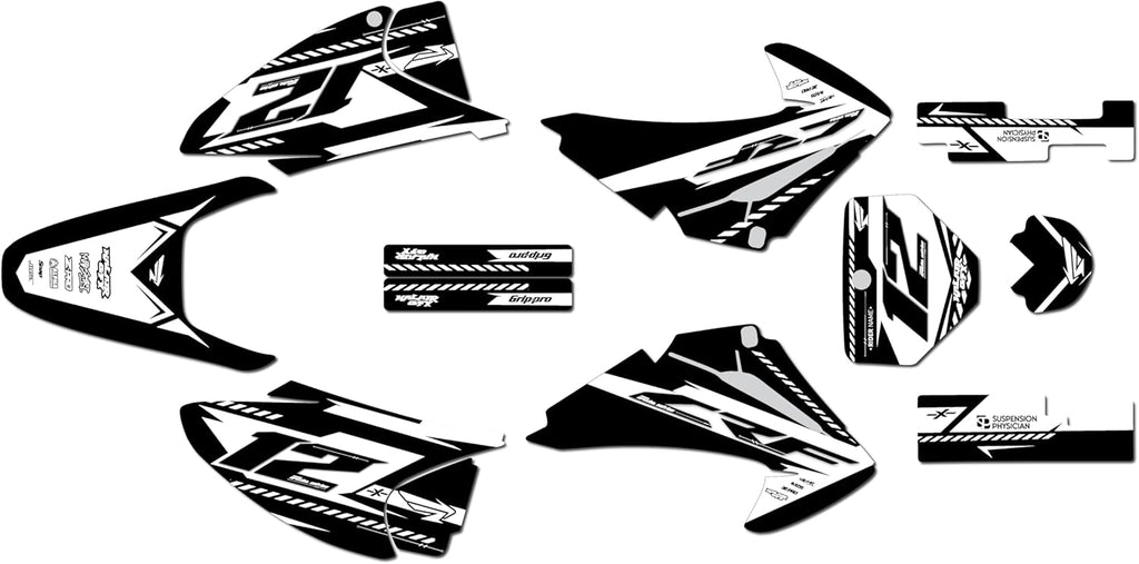 Graphics Kit for Honda CRF 150F (2003-2007) Lethal Series - Dirt Pit Bike Motorcycle Stickers, Dirtbike Racing Automotive Decal Motocross Accessories no-Plastics