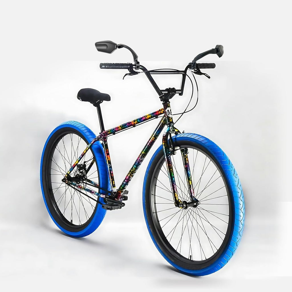 Adjustable Handlebar Bike Mirror, Shatterproof HD Glass Lens, Universal Fit Rearview Bicycle Mirrors, 360° Rotatable, Compatible with Mountain Bikes, E-bikes, Road Bikes(1 Pair)