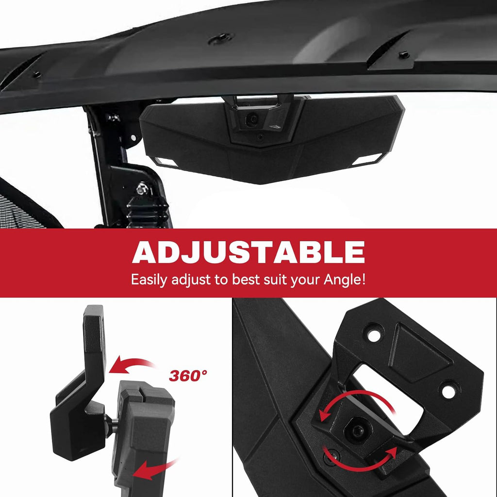 UTV Polaris RZR Rear View Mirror - Compatible with Polaris RZR PRO XP/XP 4, Trail, Turbo R - Center Convex Mirror - Part # 2883763