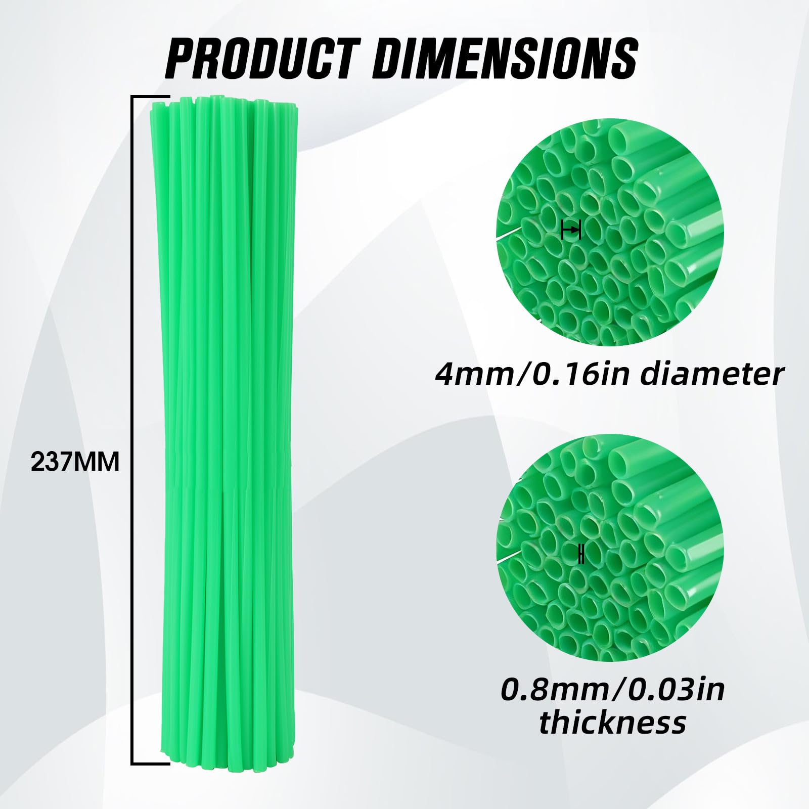 Motorcycle Spoke Skins,Spoke Covers Wheel Wraps Universal for CRF 50 50F CRF 110 CRF125F CRF100F CRF150R CRF250R XR150L TRX 125 8"-21" Rim Dirt Pit Bike ATV Red