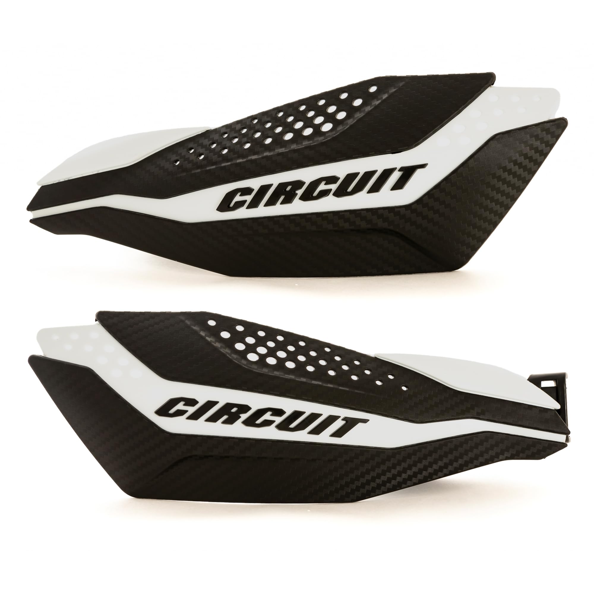CIRCUIT equipment PM038-2D1 Motocross Handguards, Carbon/Black