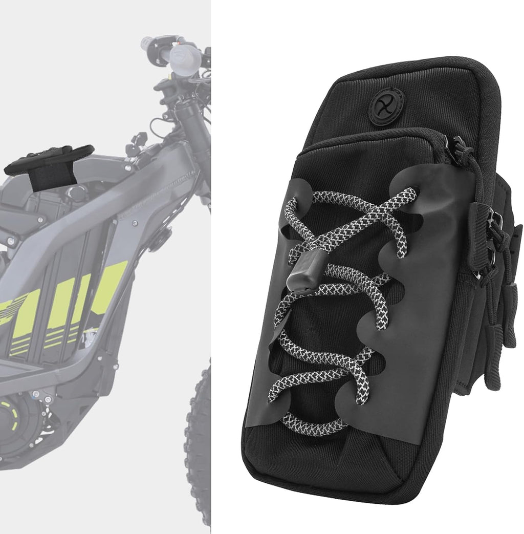 Electric Dirt Bike Bag for Surron LBX Tuttio Soleil 01 Yozma IN10 Eride Pro SS SR S, Front Battery Frame Bag for Hyper Bee Rawrr Mantis Phone Card Drinks Key Daily Necessities Storage