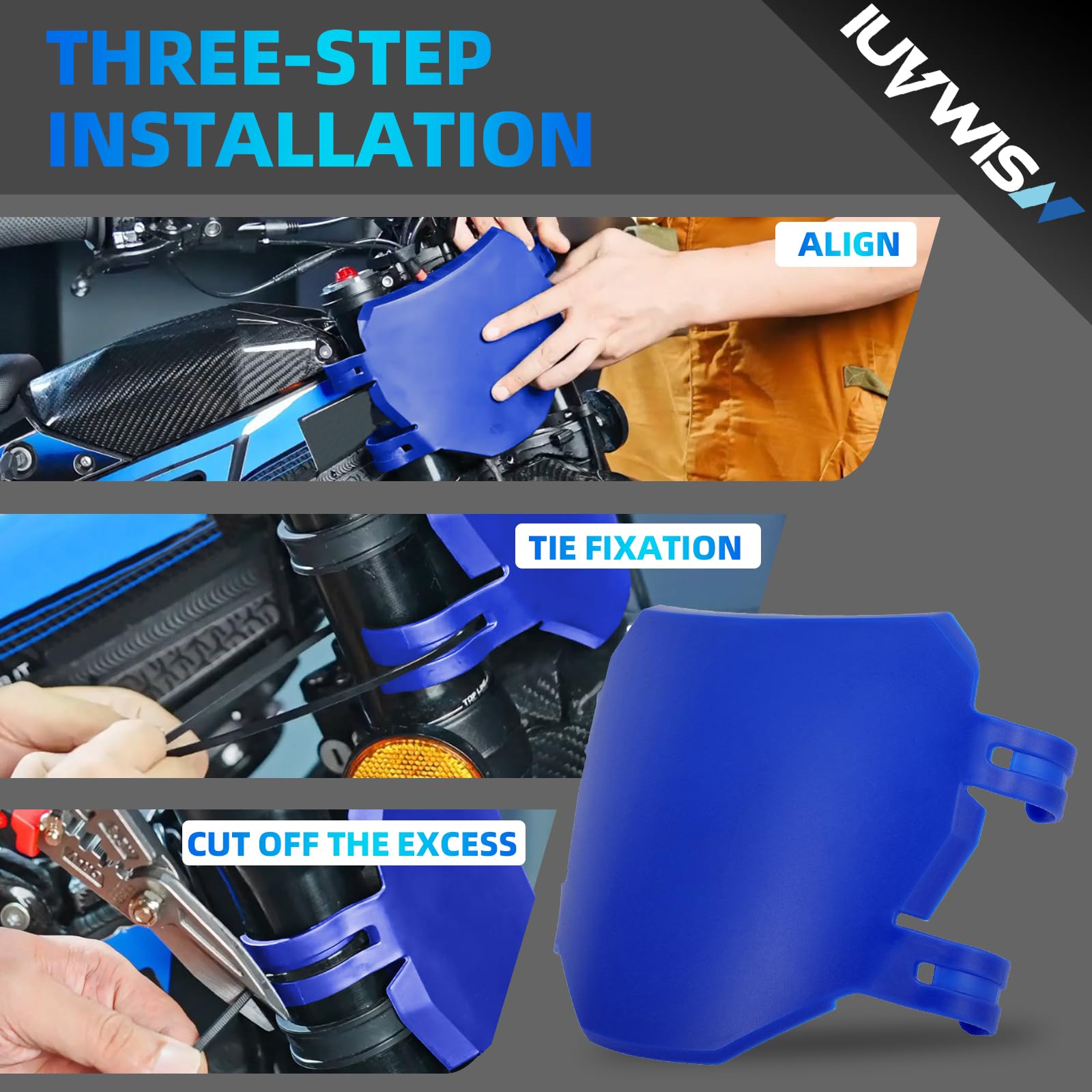 Electric Dirt Bike Number Plate Front License for Surron LBX Tutti Soleil 01 Yozma IN10 Talaria Sting MX3/R MX4 MX5 XXX eRide Pro SR S SS 2.0 3.0 Rawrr Mantis Ebox Dragster ETM RTR Black