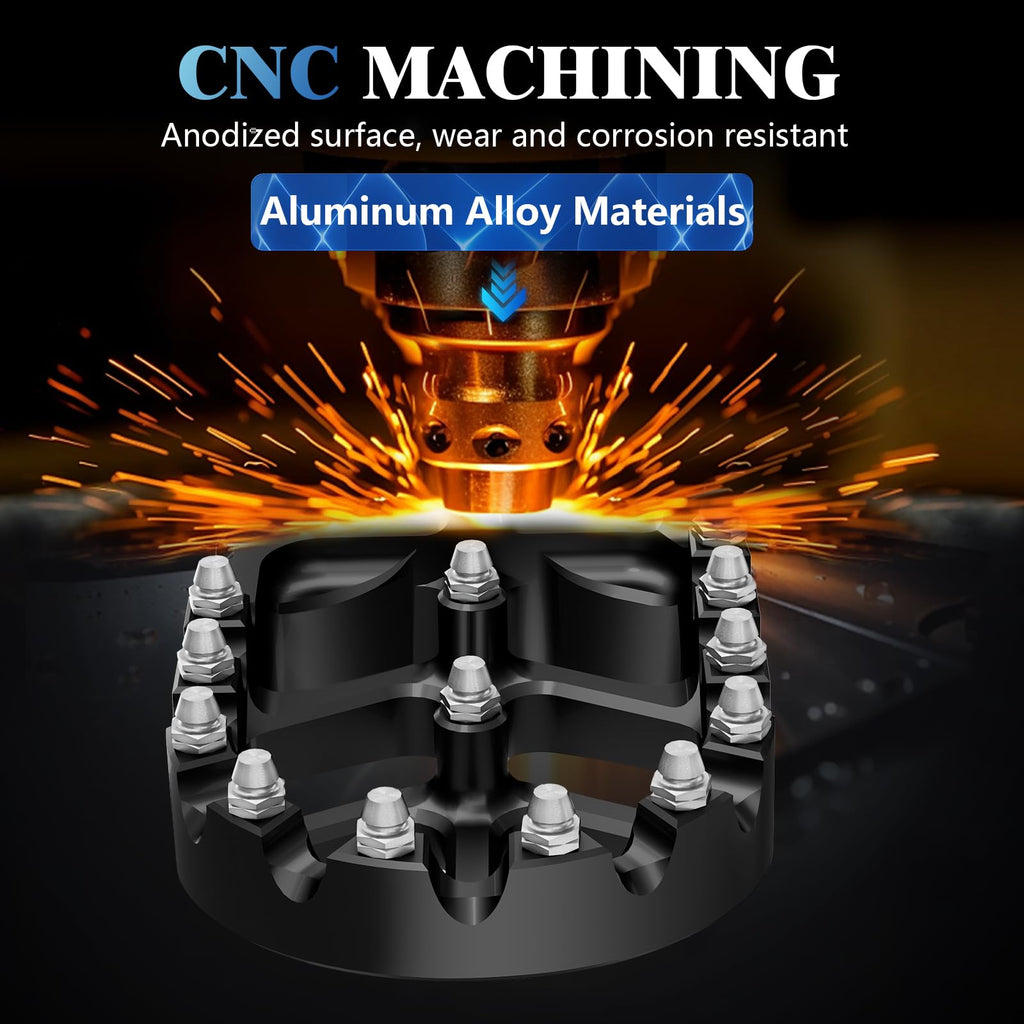 Electric Dirt Bike Wider Foot Pegs Footpegs CNC for Surron Sur Ron LBX ERide Pro SS 2.0 3.0 E-Ride Pro SR/S 79Bike Falcon GT Ventus One Black