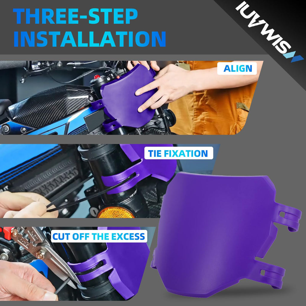 Electric Dirt Bike Number Plate Front License for Surron LBX Tutti Soleil 01 Yozma IN10 Talaria Sting MX3/R MX4 MX5 XXX eRide Pro SR S SS 2.0 3.0 Rawrr Mantis Ebox Dragster ETM RTR Black