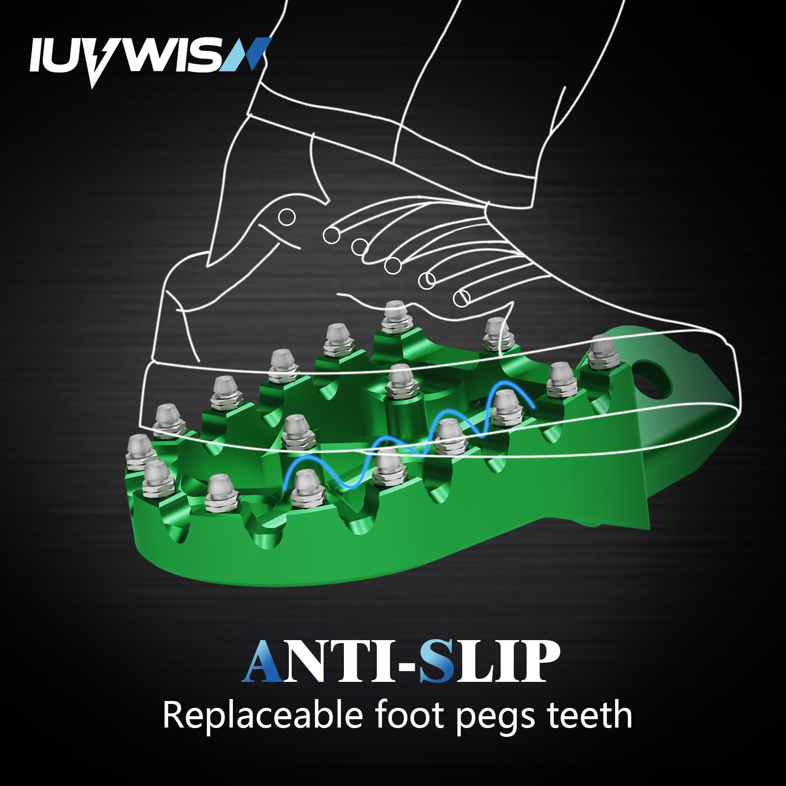 Electric Dirt Bike Wider Foot Pegs Footpegs CNC for Surron Sur Ron LBX ERide Pro SS 2.0 3.0 E-Ride Pro SR/S 79Bike Falcon GT Ventus One Black