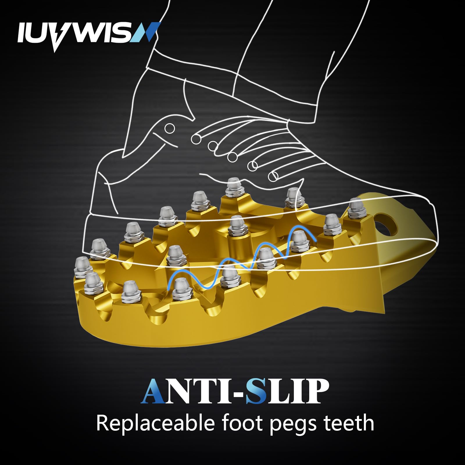 Electric Dirt Bike Wider Foot Pegs Footpegs CNC for Surron Sur Ron LBX ERide Pro SS 2.0 3.0 E-Ride Pro SR/S 79Bike Falcon GT Ventus One Black