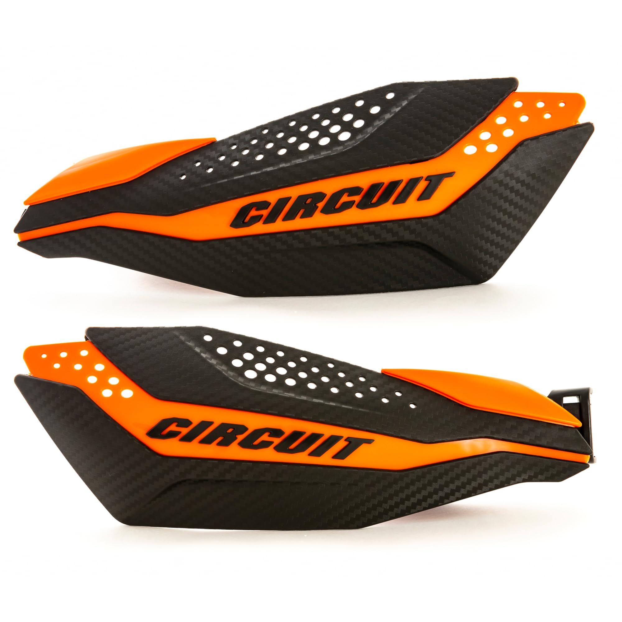 CIRCUIT equipment PM038-2D1 Motocross Handguards, Carbon/Black