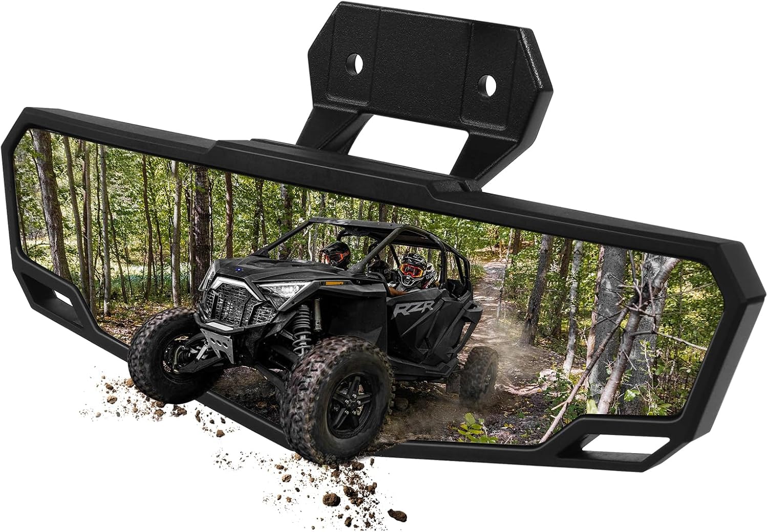 UTV Polaris RZR Rear View Mirror - Compatible with Polaris RZR PRO XP/XP 4, Trail, Turbo R - Center Convex Mirror - Part # 2883763