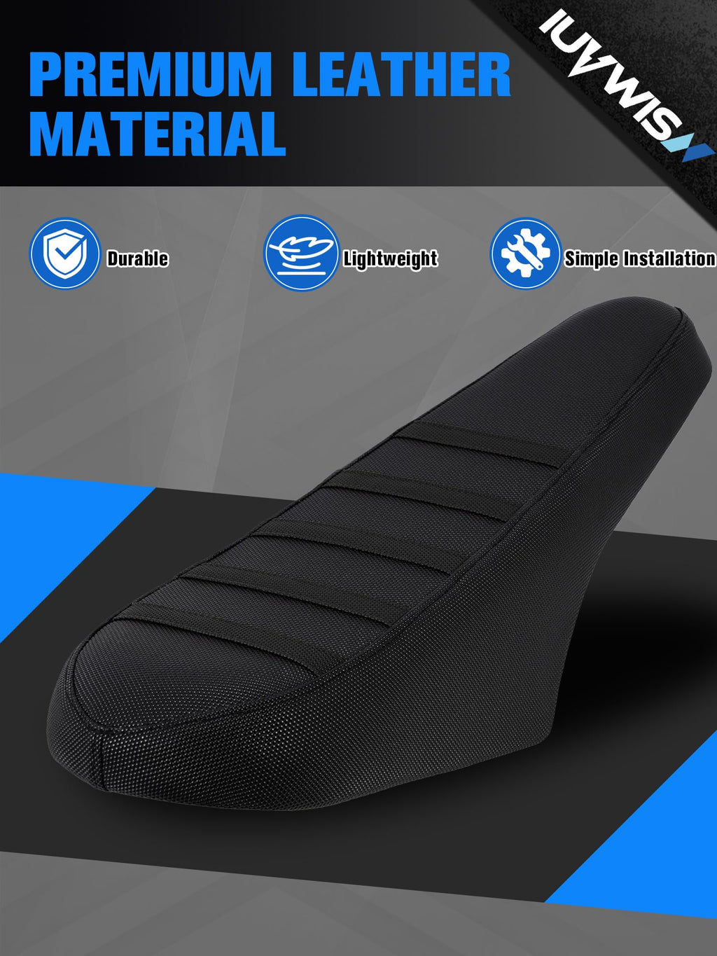 Non-Slip Seat Cover Compatible Fit for Ridstar Q20/Q20 Pro Lite EBike E-Bike, Electric Bike Soft Seat Cover Black