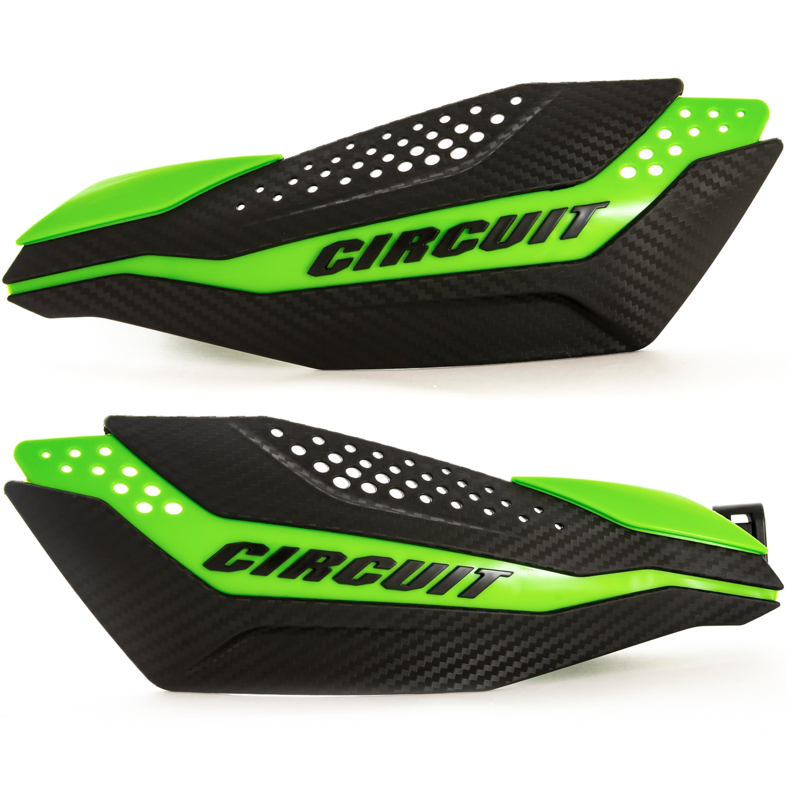 CIRCUIT equipment PM038-2D1 Motocross Handguards, Carbon/Black