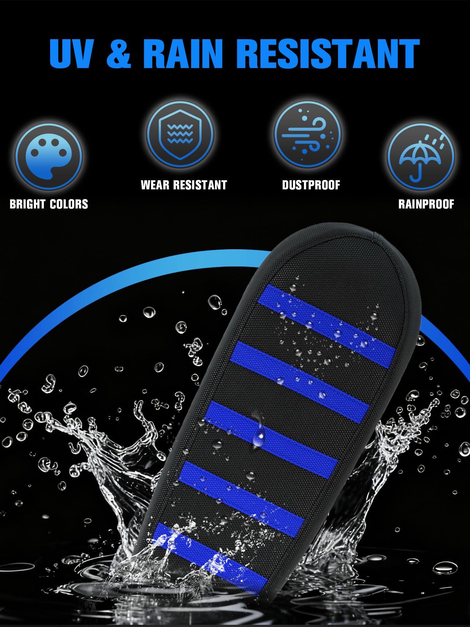 Non-Slip Seat Cover Compatible Fit for Ridstar Q20/Q20 Pro Lite EBike E-Bike, Electric Bike Soft Seat Cover Black