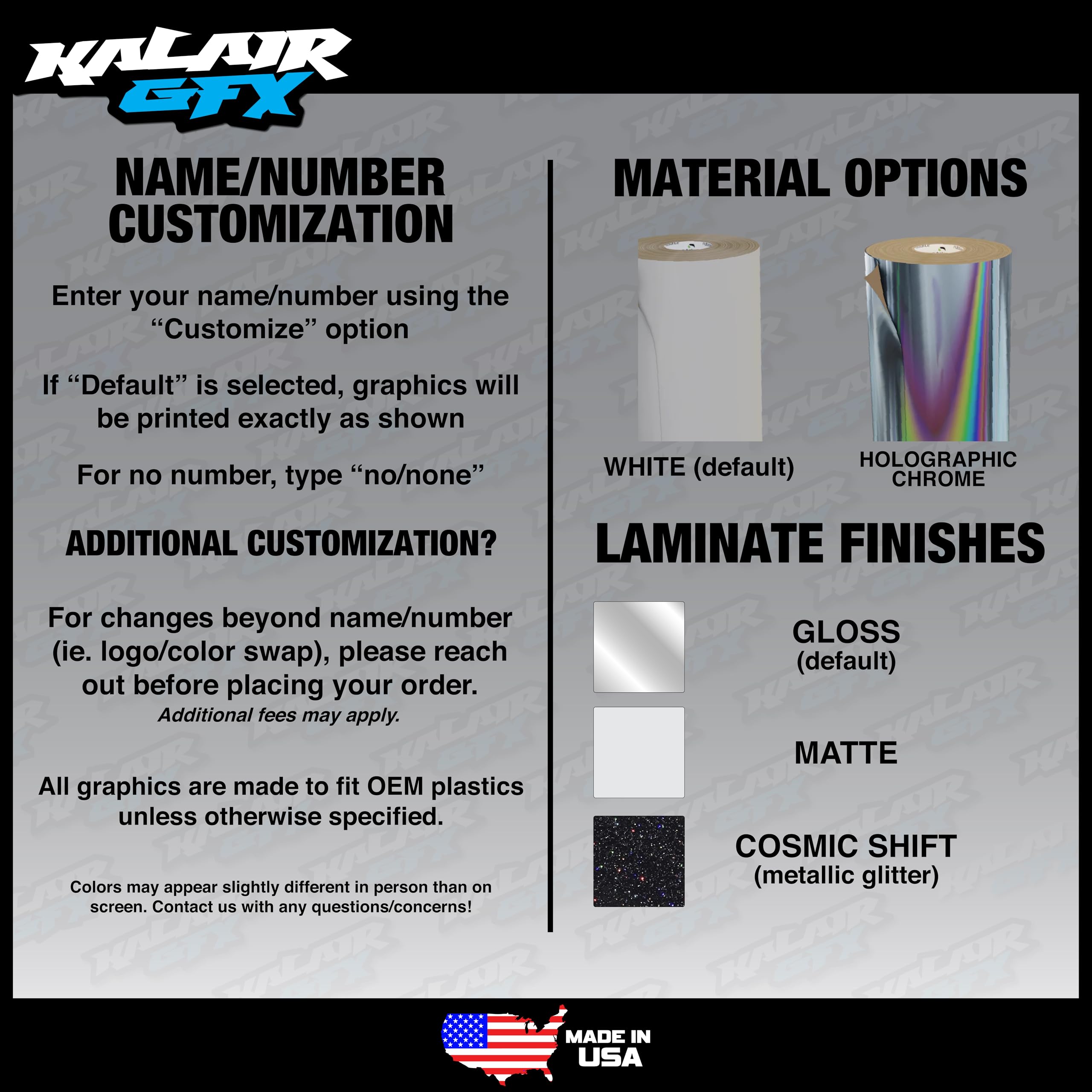 Graphics Kit for Honda CRF50 (All Years) EVADER Series Blue-red 09 Mil - Dirt pit bike motorcycle stickers, dirtbike racing automotive decal motocross accessories no-plastics