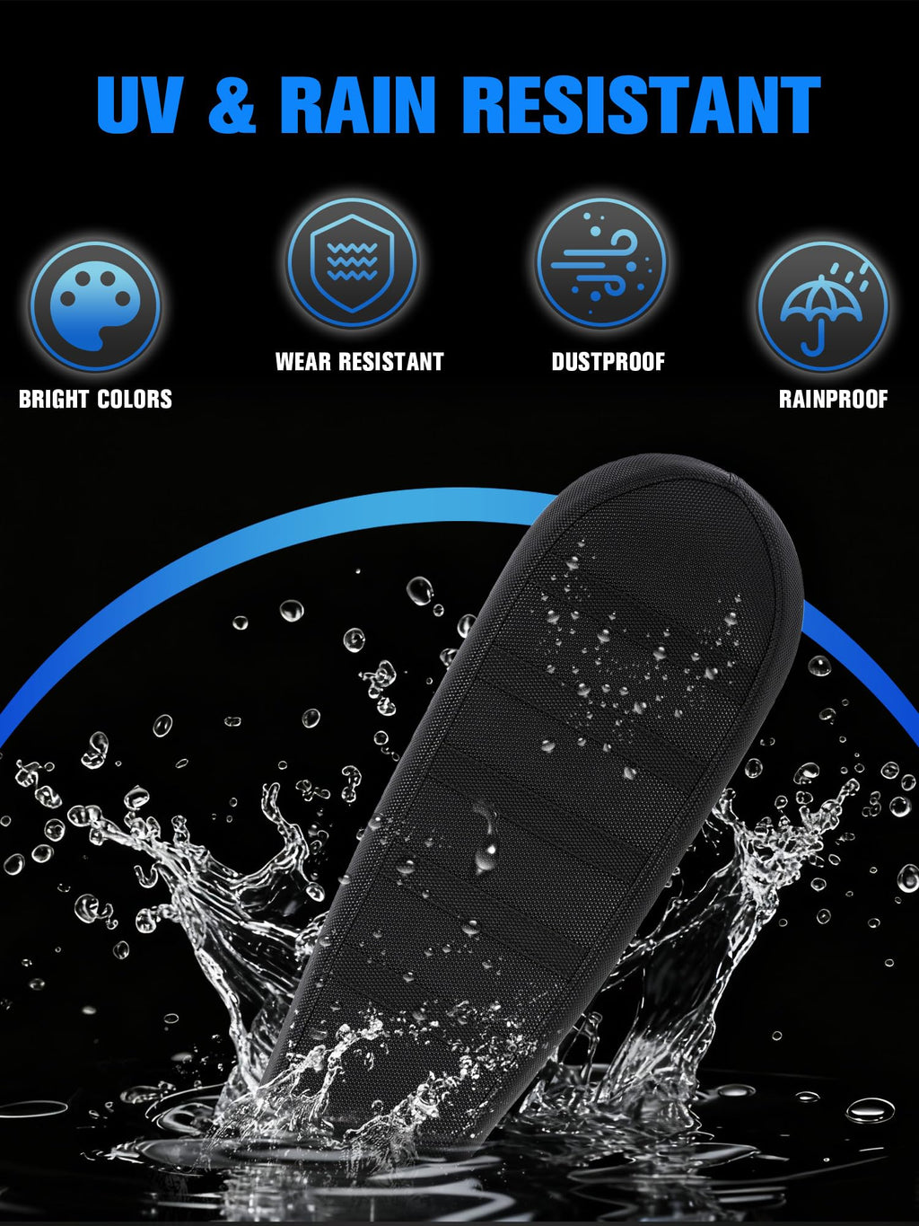 Non-Slip Seat Cover Compatible Fit for Ridstar Q20/Q20 Pro Lite EBike E-Bike, Electric Bike Soft Seat Cover Black